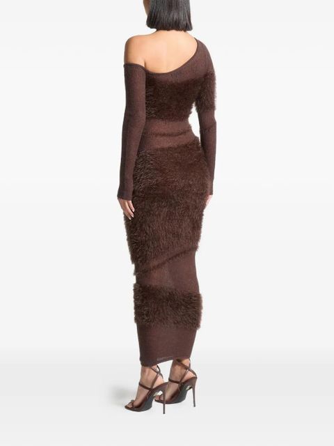 Manière De Voir knitted maxi dress - Brown