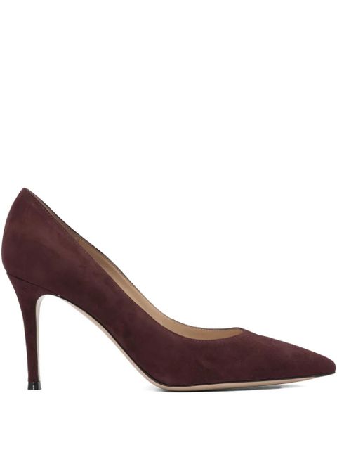 Gianvito Rossi pointed-toe stiletto pumps - Brown - zdjęcie produktu nr 1