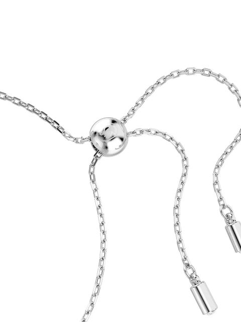 Swarovski Matrix baguette-crystal knot bracelet - White