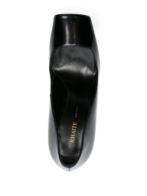 KHAITE 95mm patent pumps - Black
