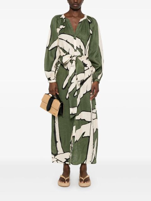 Johanna Ortiz Weaving Weve dress - Green