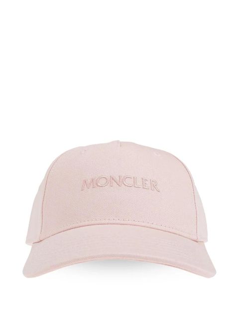 Moncler logo-embroidered cap - Pink - zdjęcie produktu nr 1