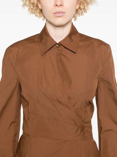 Max Mara Agrume midi dress - Brown