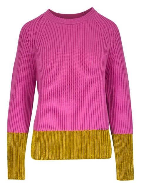 Marni ribbed panelled sweater - Pink - zdjęcie produktu nr 1