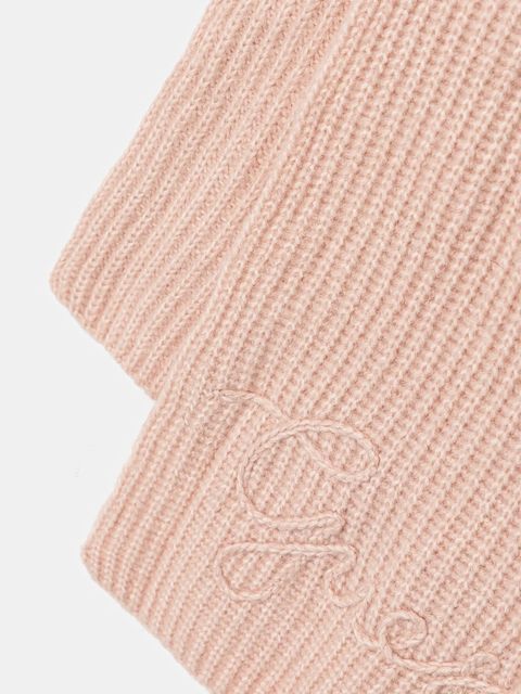 Guess szalik z domieszką wełny LEXIE damski kolor różowy gładki W5BZ19 Z3580 - zdjęcie produktu nr 2