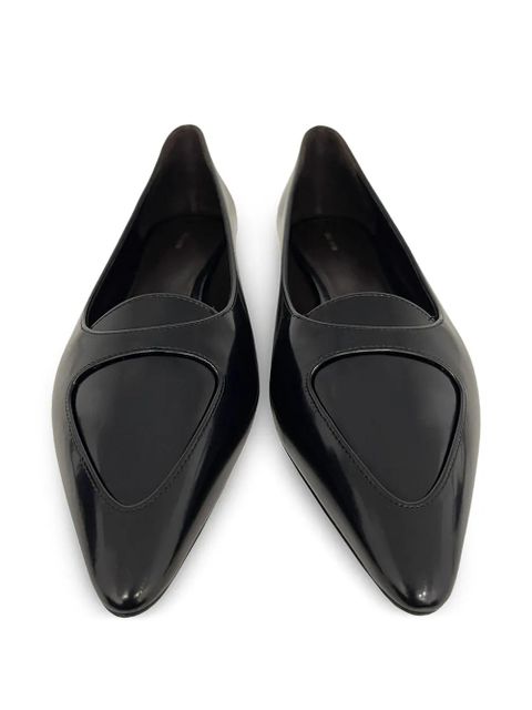 The Row Viv layered ballet flats - Black