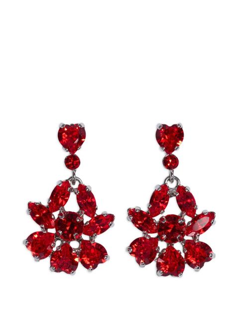 Simone Rocha Heartbloom drop earrings - Silver - zdjęcie produktu nr 1