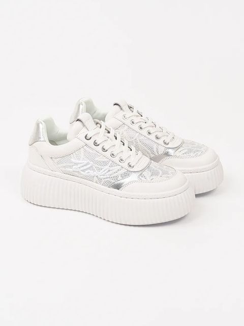 Karl Lagerfeld sneakersy KREEPER LO damskie kolor biały KL42325