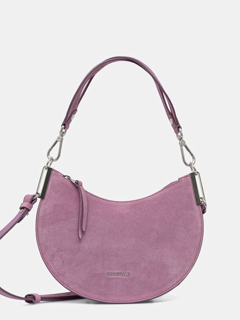 Coccinelle torebka zamszowa kolor fioletowy E1.QKG.13.03.01 - zdjęcie produktu nr 1