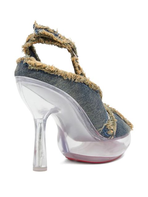 Diesel 120mm D-Lake Platform Sdl sandals - Blue