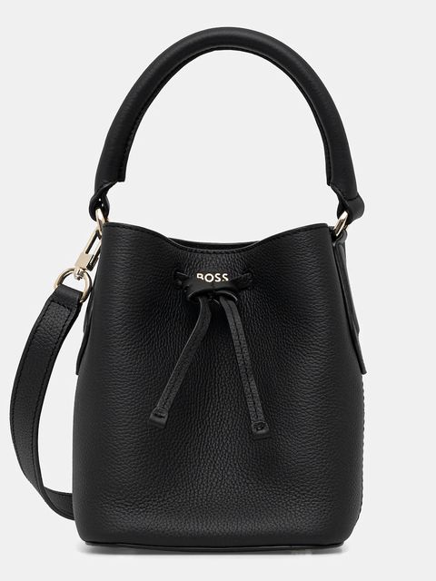 BOSS torebka skórzana Lenah SM Bucket