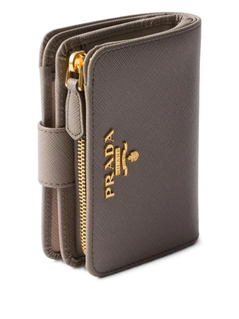 Prada small saffiano-leather zip wallet - Grey - zdjęcie produktu nr 2