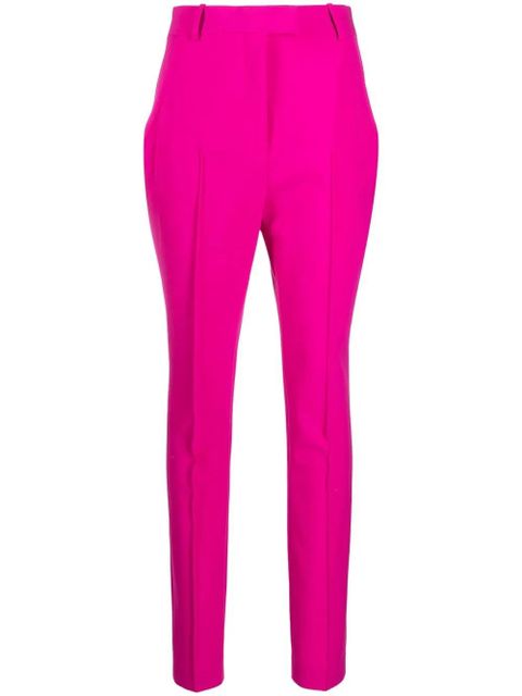 The Attico Berry high-waisted tailored trousers - Pink - zdjęcie produktu nr 1