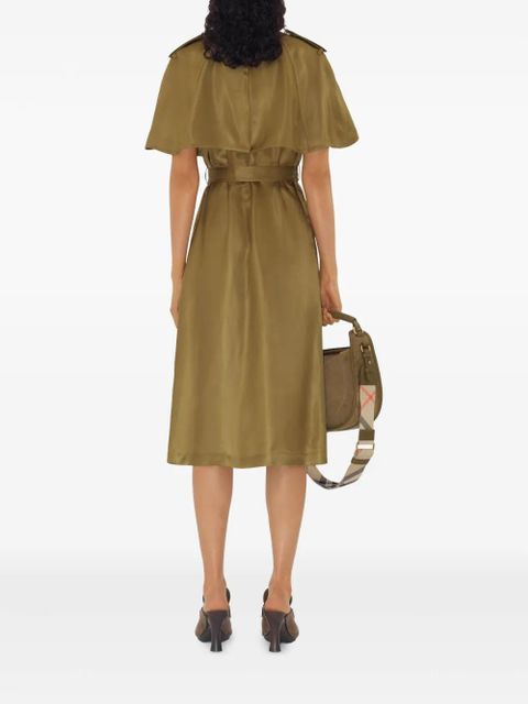 Burberry Trench midi dress - Green