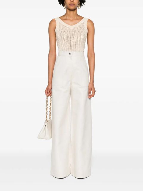 Max Mara knitted tank top - Neutrals - zdjęcie produktu nr 2