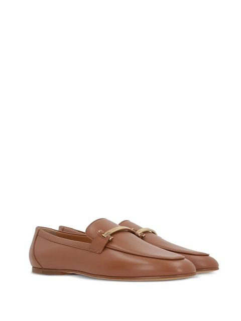Tod's leather loafers - Brown