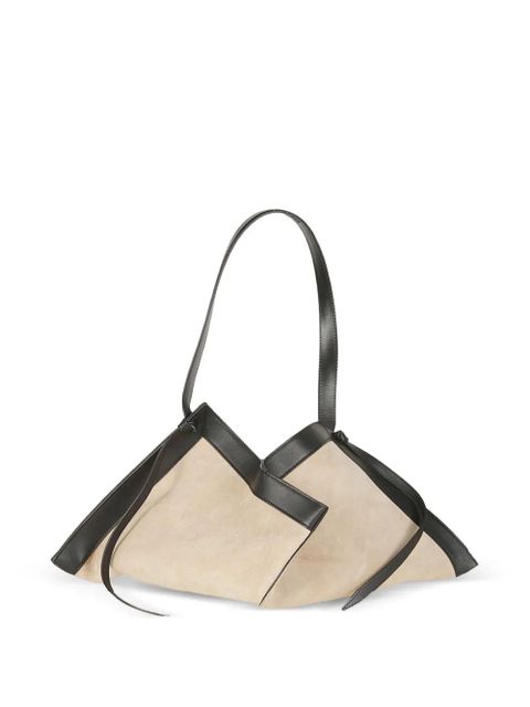 Yuzefi Wonton geometric leather tote bag - Neutrals - zdjęcie produktu nr 2
