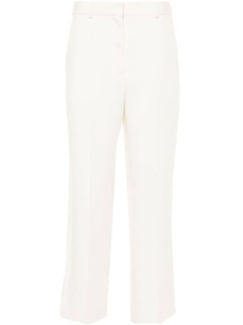 TOTEME straight-leg cropped trousers - White - zdjęcie produktu nr 1