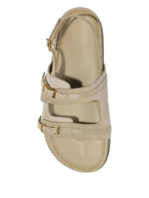 Simkhai Carey buckle-strap suede sandals - Neutrals - zdjęcie produktu nr 2