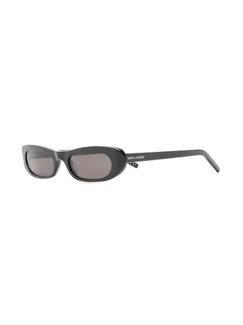 Saint Laurent Eyewear SL 557 slim oval sunglasses - Black