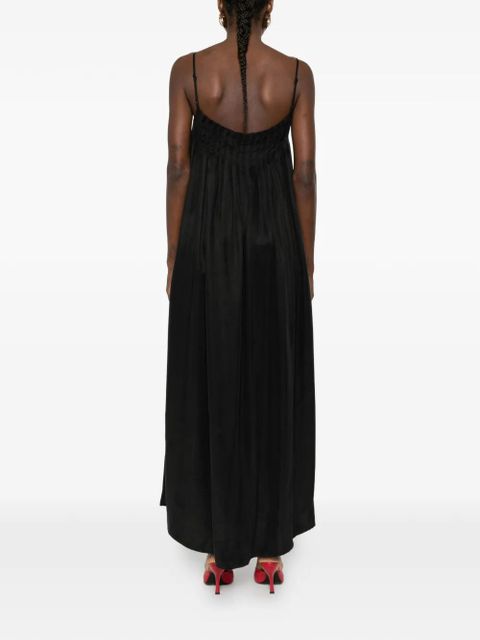 Eleh gathered-detail maxi dress - Black