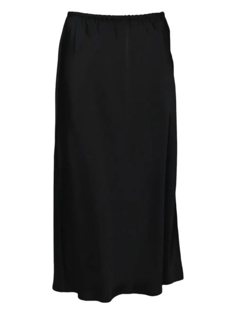 Jil Sander satin midi skirt - Black - zdjęcie produktu nr 1