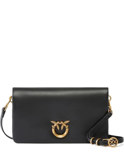 PINKO small Love Birds leather shoulder bag - Black - zdjęcie produktu nr 1