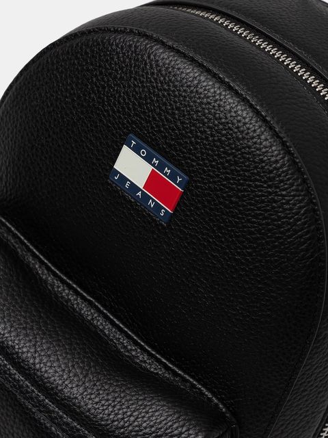 Tommy Jeans plecak damski kolor czarny mały gładki AW0AW17823