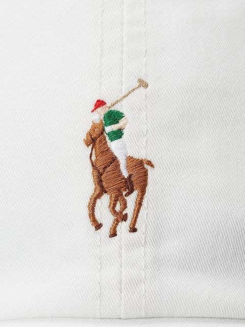 Polo Ralph Lauren czapka z daszkiem bawełniana CLS SPRT kolor biały gładka 211954881
