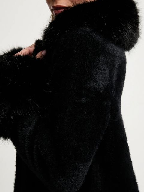 Joseph Ribkoff płaszcz kolor czarny 243923F25