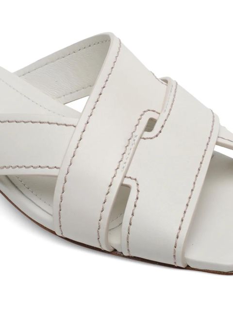 Tod's square sandals - White