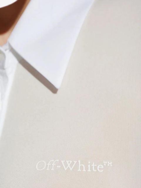 Off-White logo-detail shirt - Neutrals