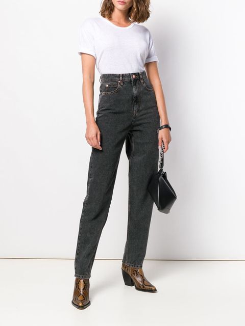 MARANT ÉTOILE short-sleeve fitted T-Shirt - White