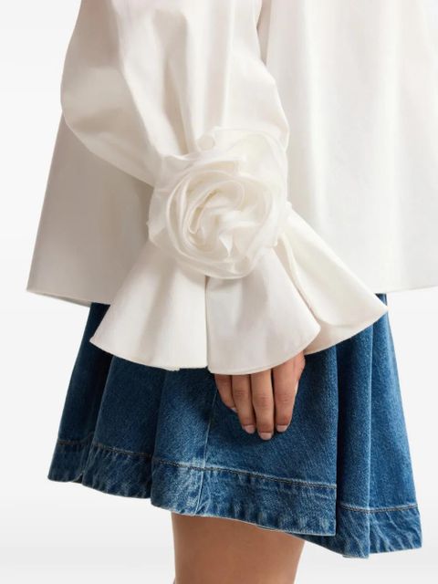 Essentiel Antwerp rosette-embellished blouse - White