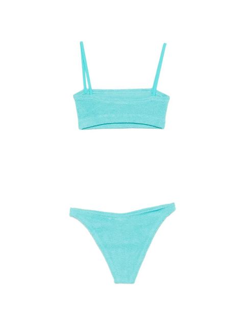Hunza G square-neck bikini - Blue