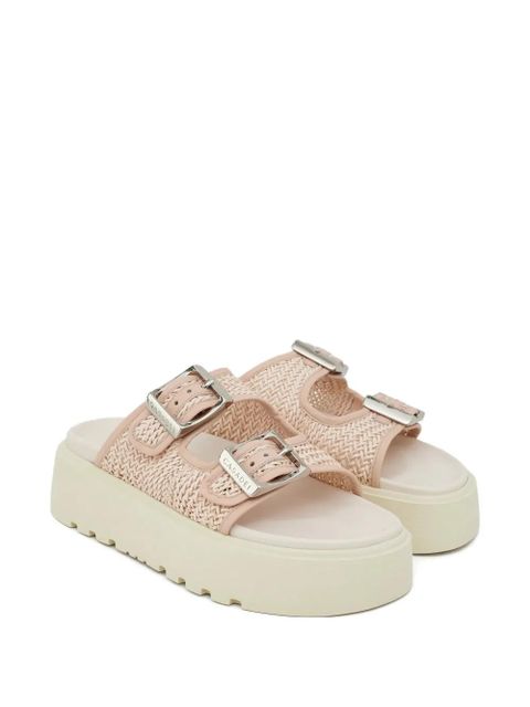 Casadei Birky Ale platform buckled sandals - Pink