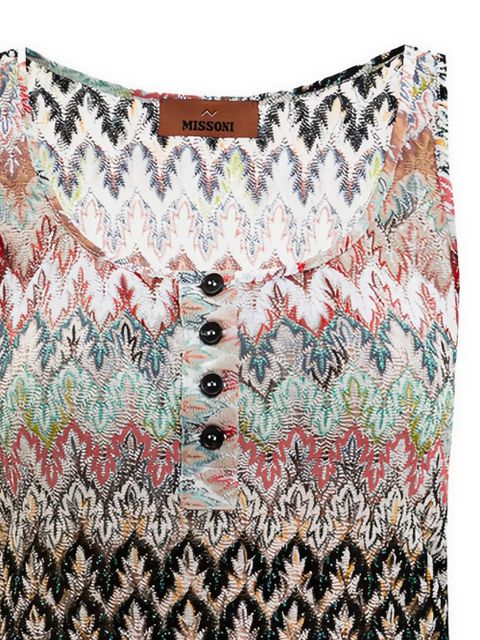 Missoni button patterned top - Neutrals - zdjęcie produktu nr 2