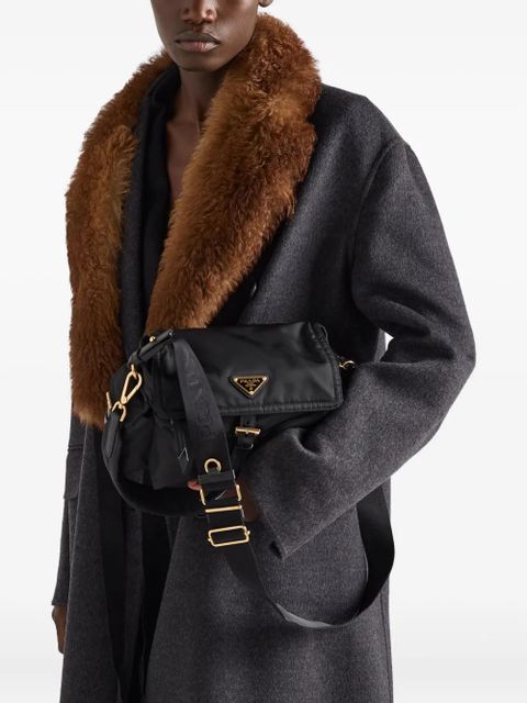 Prada double-breasted double cashwool coat - Grey