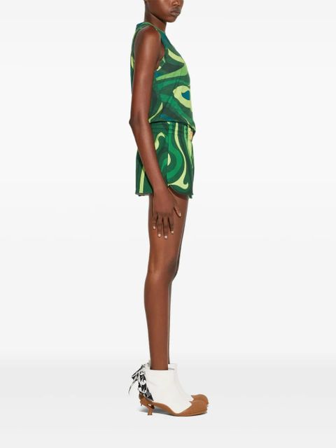 PUCCI Marmo-print shorts - Green - zdjęcie produktu nr 2