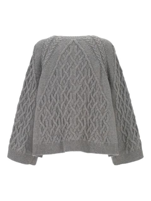 Alexander McQueen cable-knit wool sweater - Grey - zdjęcie produktu nr 2