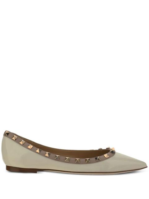 Valentino Garavani Rockstud ballet flats - Neutrals - zdjęcie produktu nr 1
