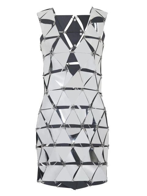 Rabanne Assembly mini dress - Silver - zdjęcie produktu nr 1