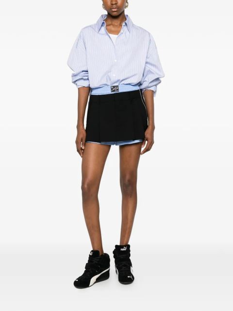Alexander Wang logo-patch short - Black - zdjęcie produktu nr 2