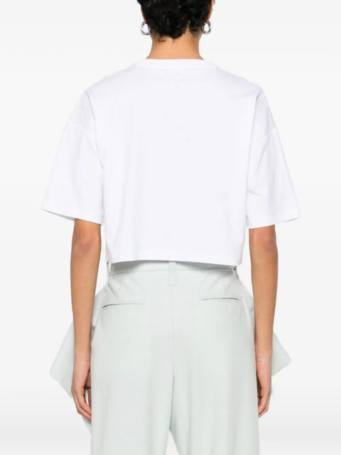 Balmain cropped T-shirt - White