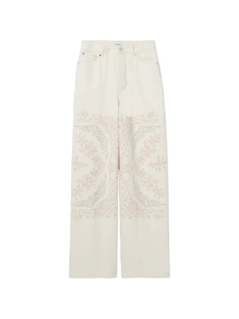 Claudie Pierlot patterned wide-leg jeans - Neutrals - zdjęcie produktu nr 1