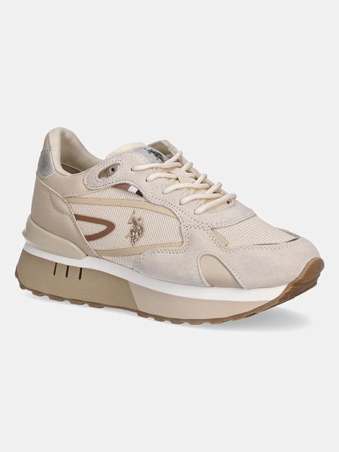 U.S. Polo Assn. sneakersy VICKY001 damskie kolor beżowy VICKY001W/ETS1 - zdjęcie produktu nr 1