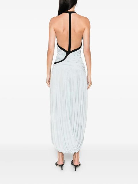 Christopher Esber sleeveless jersey dress - Blue