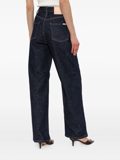 Self-Portrait 5-pockets straight jeans - Blue