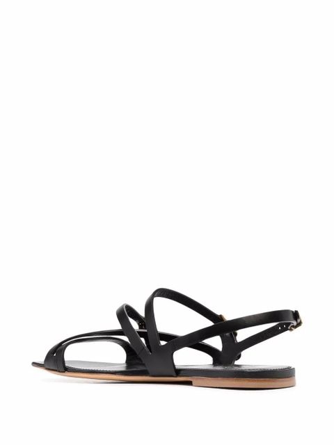 Tod's crossover buckled sandals - Black
