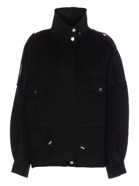 PINKO zip-up wool-blend jacket - Black - zdjęcie produktu nr 1